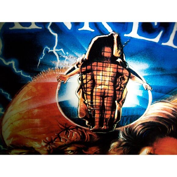 Frankenstein Mary Shelleys Pinball Translite NOS Horror Movies Halloween 1995 - Picture 4 of 12